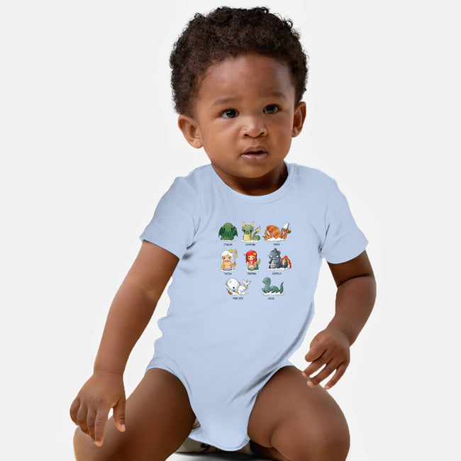 Sea Monsters-Baby-Basic-Onesie-Vallina84