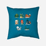 Sea Monsters-None-Removable Cover-Throw Pillow-Vallina84