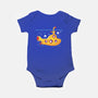 Yellow Cat-Marine-Baby-Basic-Onesie-erion_designs