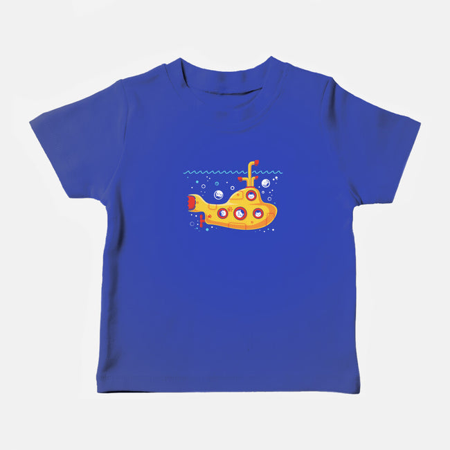 Yellow Cat-Marine-Baby-Basic-Tee-erion_designs