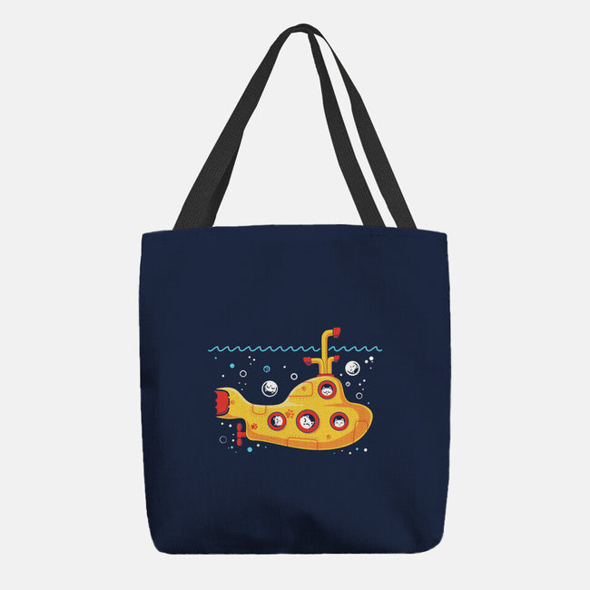 Yellow Cat-Marine-None-Basic Tote-Bag-erion_designs