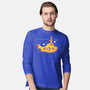 Yellow Cat-Marine-Mens-Long Sleeved-Tee-erion_designs