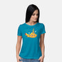 Yellow Cat-Marine-Womens-Basic-Tee-erion_designs