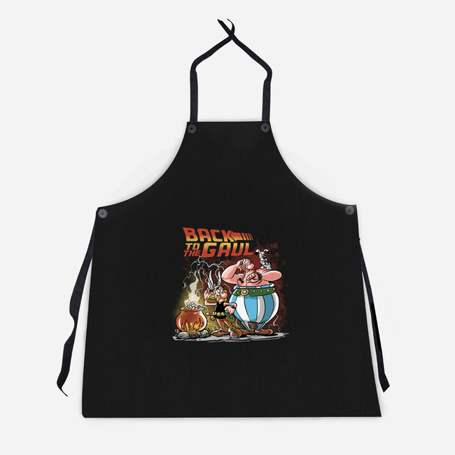 Back To The Gaul-Unisex-Kitchen-Apron-zascanauta