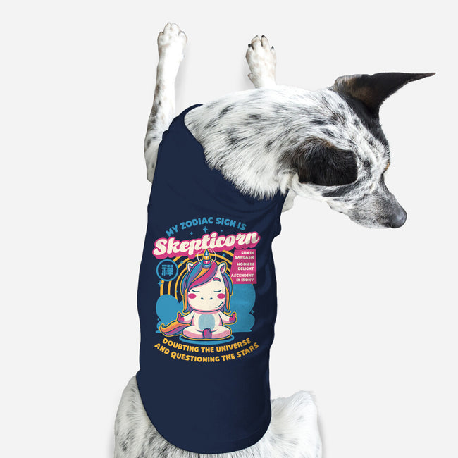 Unicorn Zodiac Sign-Dog-Basic-Pet Tank-Studio Mootant