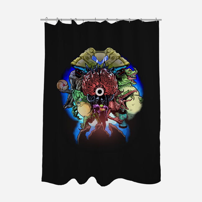 A Super Metroid Story-None-Polyester-Shower Curtain-Diego Oliver