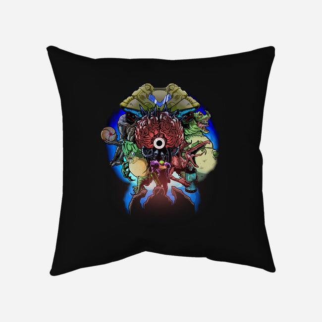 A Super Metroid Story-None-Non-Removable Cover w Insert-Throw Pillow-Diego Oliver