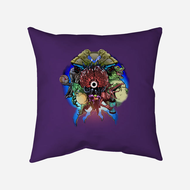 A Super Metroid Story-None-Non-Removable Cover w Insert-Throw Pillow-Diego Oliver