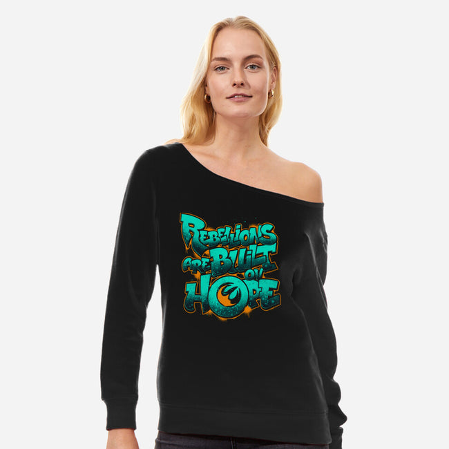 Rebel Phoenix-Womens-Off Shoulder-Sweatshirt-teesgeex