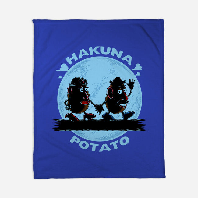 Hakuna Potato-None-Fleece-Blanket-Umberto Vicente