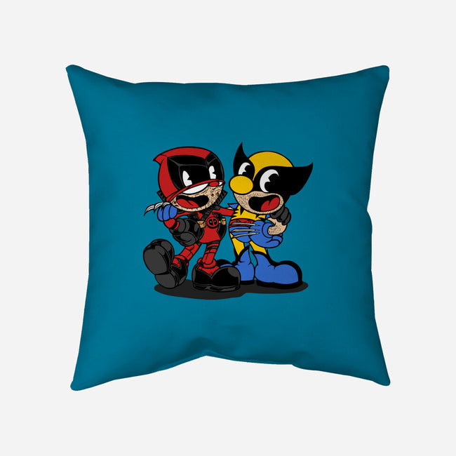 Weapon X-None-Removable Cover-Throw Pillow-joerawks