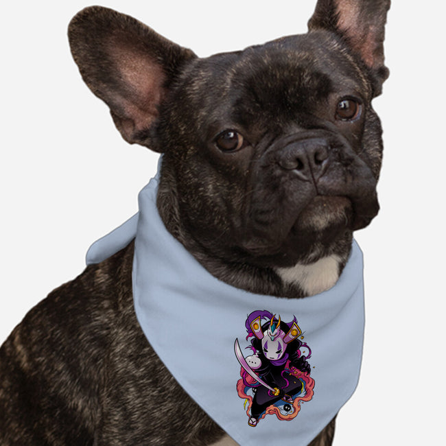 Silent Samurai-Dog-Bandana-Pet Collar-Bruno Mota