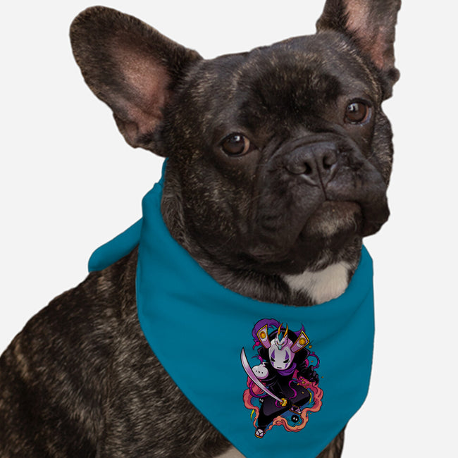 Silent Samurai-Dog-Bandana-Pet Collar-Bruno Mota