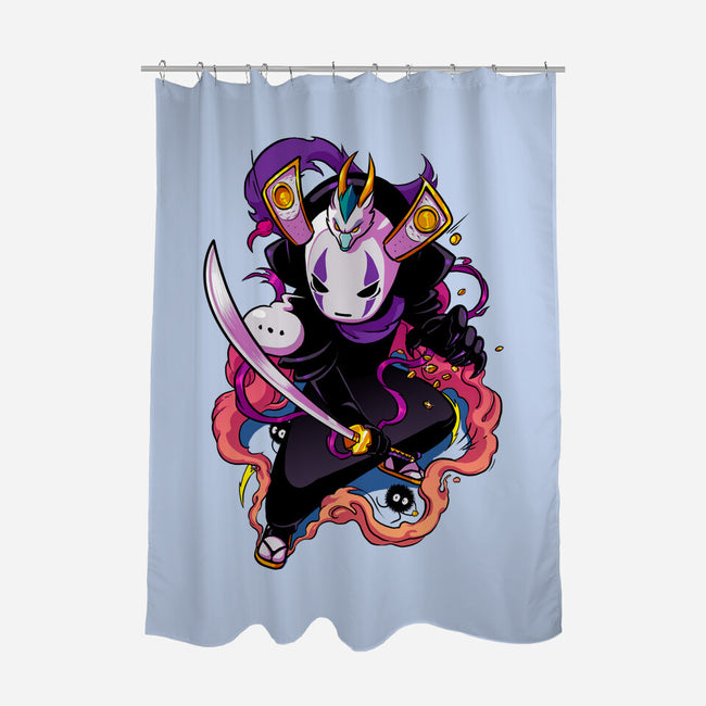 Silent Samurai-None-Polyester-Shower Curtain-Bruno Mota