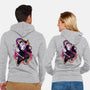 Silent Samurai-Unisex-Zip-Up-Sweatshirt-Bruno Mota