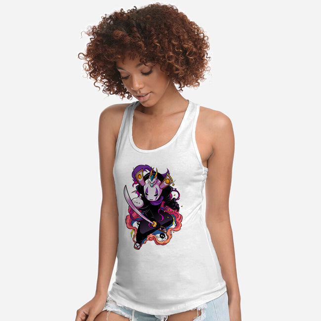 Silent Samurai-Womens-Racerback-Tank-Bruno Mota