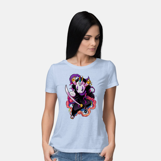 Silent Samurai-Womens-Basic-Tee-Bruno Mota