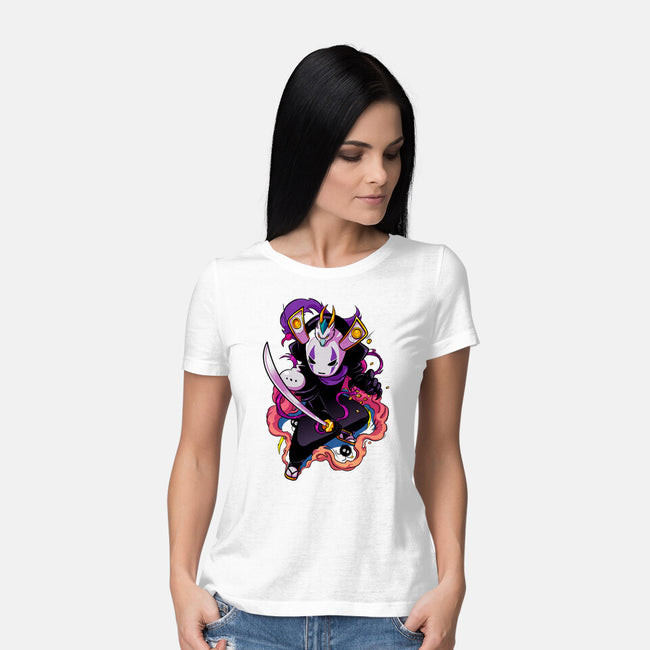 Silent Samurai-Womens-Basic-Tee-Bruno Mota