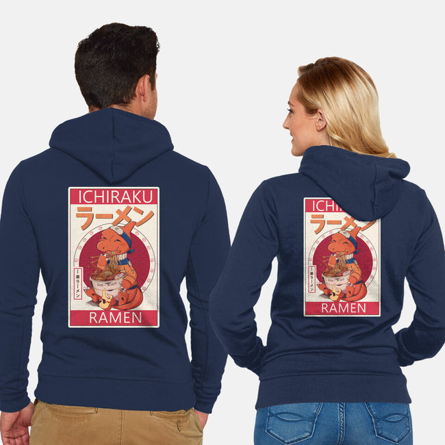 Ichiraku Noodles-Unisex-Zip-Up-Sweatshirt-jacnicolauart