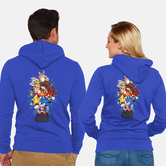 Megadrive-Unisex-Zip-Up-Sweatshirt-jacnicolauart