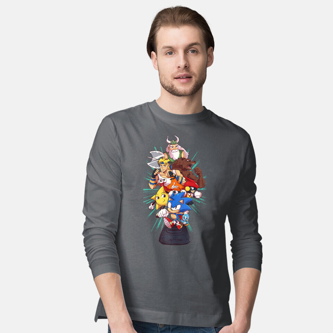 Megadrive-Mens-Long Sleeved-Tee-jacnicolauart