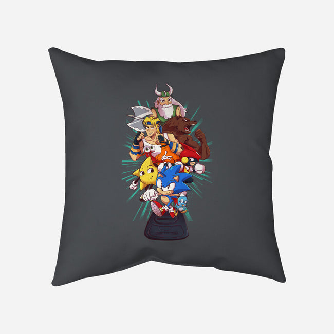 Megadrive-None-Removable Cover-Throw Pillow-jacnicolauart