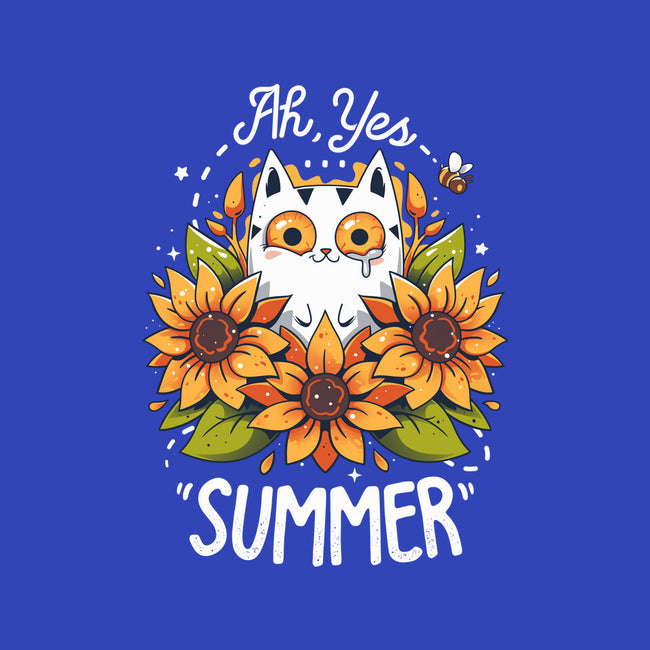 Summer Kitten Sniffles-Mens-Basic-Tee-Snouleaf