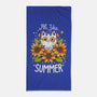 Summer Kitten Sniffles-None-Beach-Towel-Snouleaf