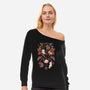 Cat Catcher-Womens-Off Shoulder-Sweatshirt-Snouleaf