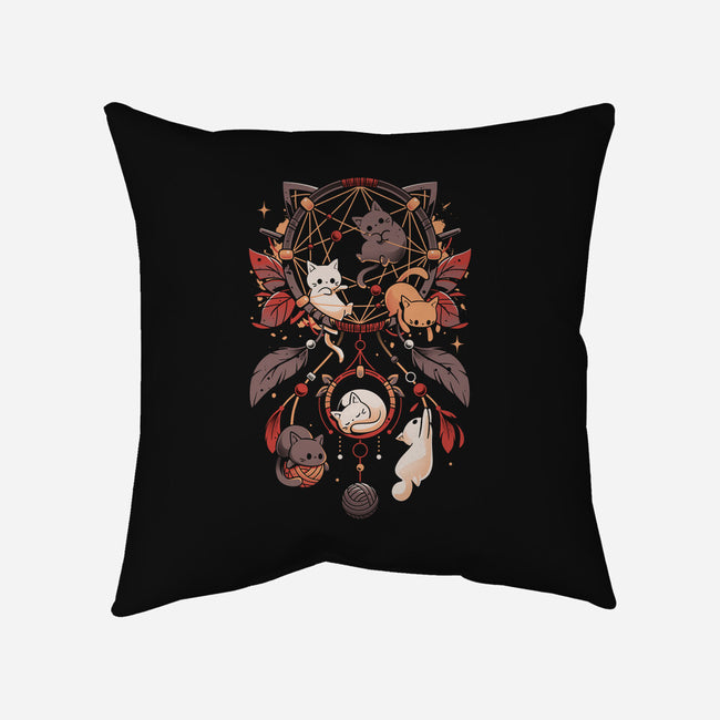 Cat Catcher-None-Non-Removable Cover w Insert-Throw Pillow-Snouleaf