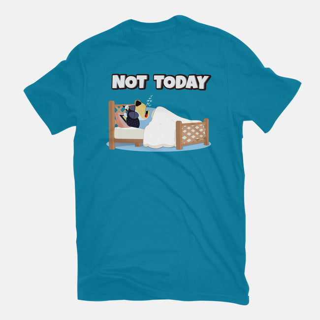 Not Today Bluey-Mens-Basic-Tee-MaxoArt