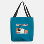 Not Today Bluey-None-Basic Tote-Bag-MaxoArt