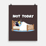 Not Today Bluey-None-Matte-Poster-MaxoArt