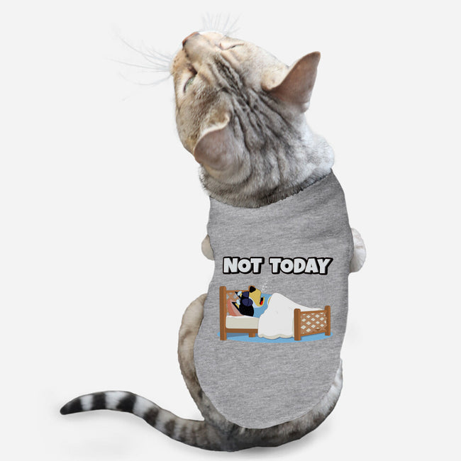 Not Today Bluey-Cat-Basic-Pet Tank-MaxoArt