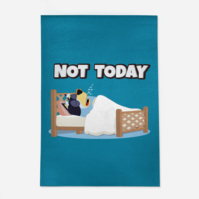 Not Today Bluey-None-Outdoor-Rug-MaxoArt