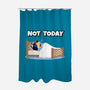 Not Today Bluey-None-Polyester-Shower Curtain-MaxoArt