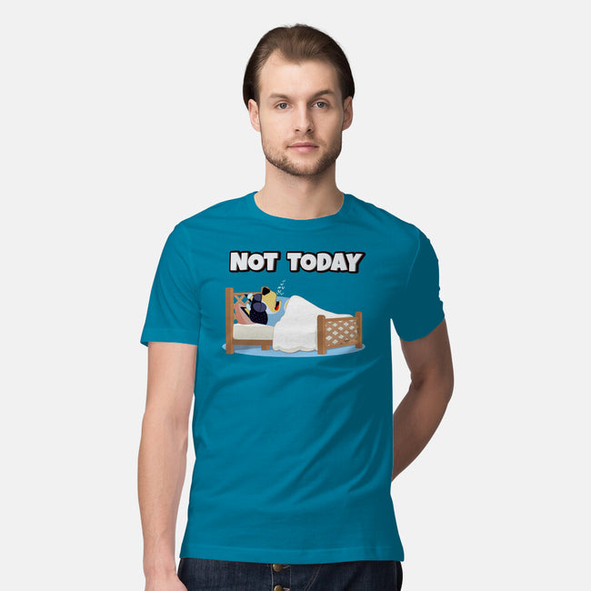 Not Today Bluey-Mens-Premium-Tee-MaxoArt