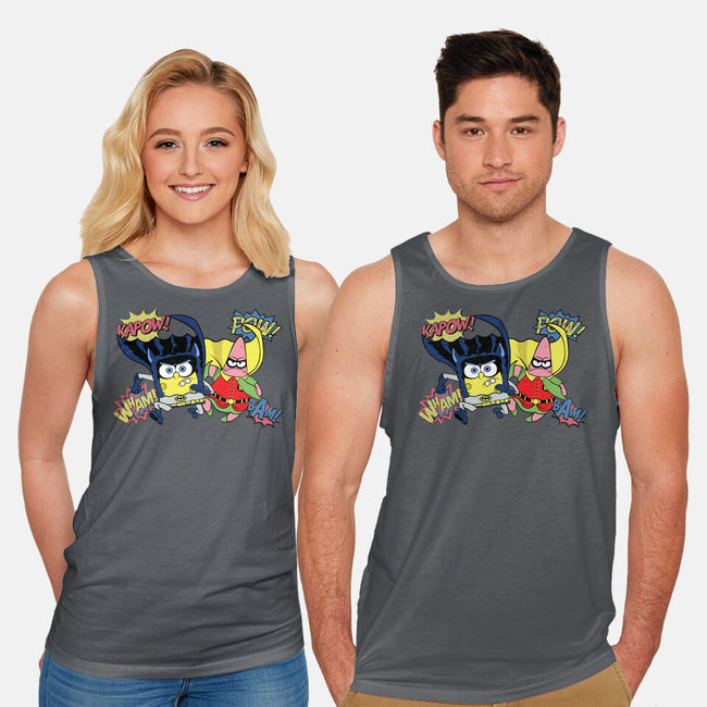 BatBob SquarePants-Unisex-Basic-Tank-Foji Kaigon