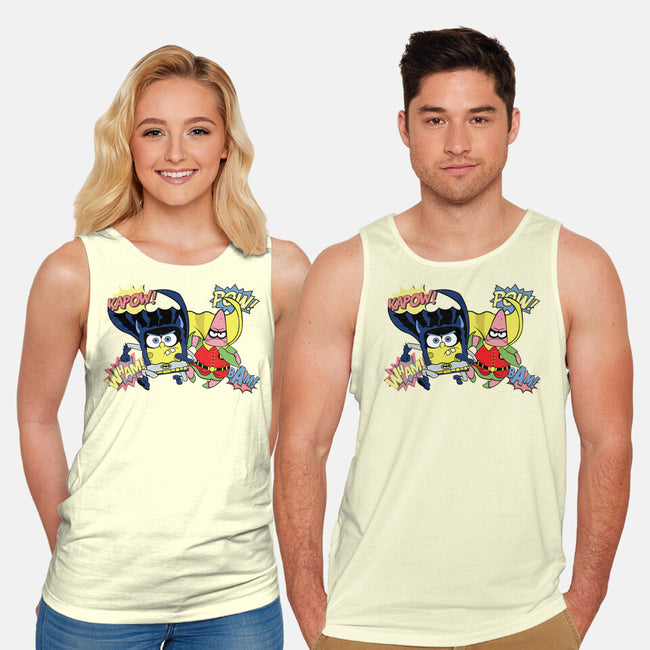 BatBob SquarePants-Unisex-Basic-Tank-Foji Kaigon