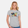 BatBob SquarePants-Womens-Fitted-Tee-Foji Kaigon