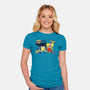 BatBob SquarePants-Womens-Fitted-Tee-Foji Kaigon