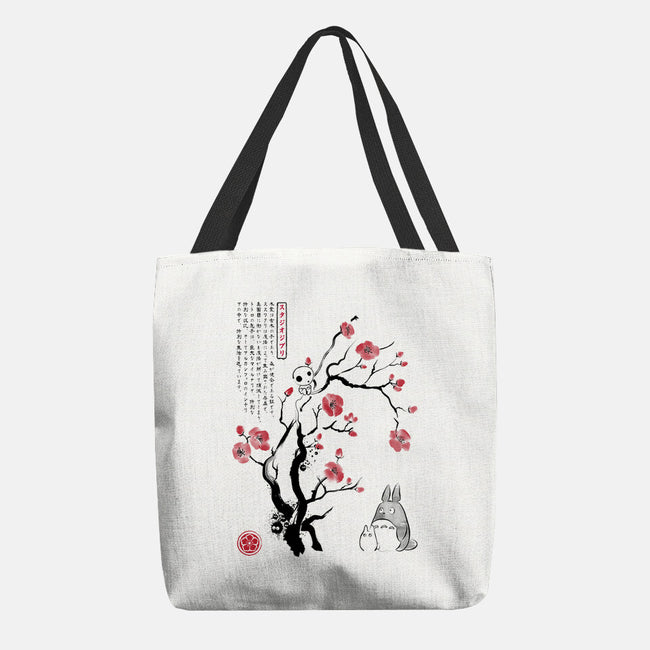 Spirits Sumi-e-None-Basic Tote-Bag-DrMonekers