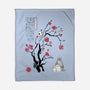 Spirits Sumi-e-None-Fleece-Blanket-DrMonekers