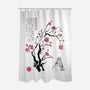 Spirits Sumi-e-None-Polyester-Shower Curtain-DrMonekers