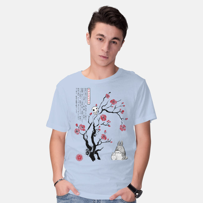 Spirits Sumi-e-Mens-Basic-Tee-DrMonekers