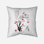 Spirits Sumi-e-None-Removable Cover w Insert-Throw Pillow-DrMonekers