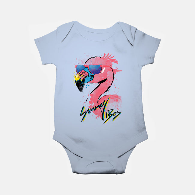 Summer Vibes-Baby-Basic-Onesie-DrMonekers