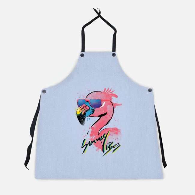 Summer Vibes-Unisex-Kitchen-Apron-DrMonekers