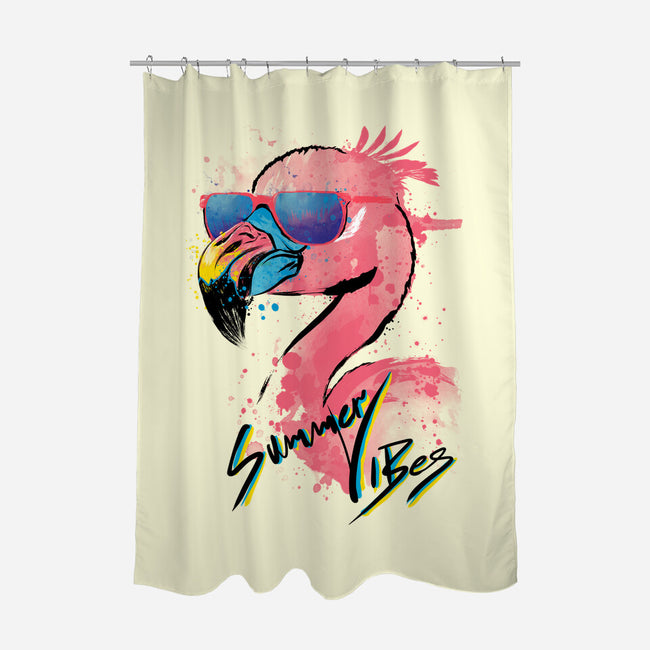 Summer Vibes-None-Polyester-Shower Curtain-DrMonekers