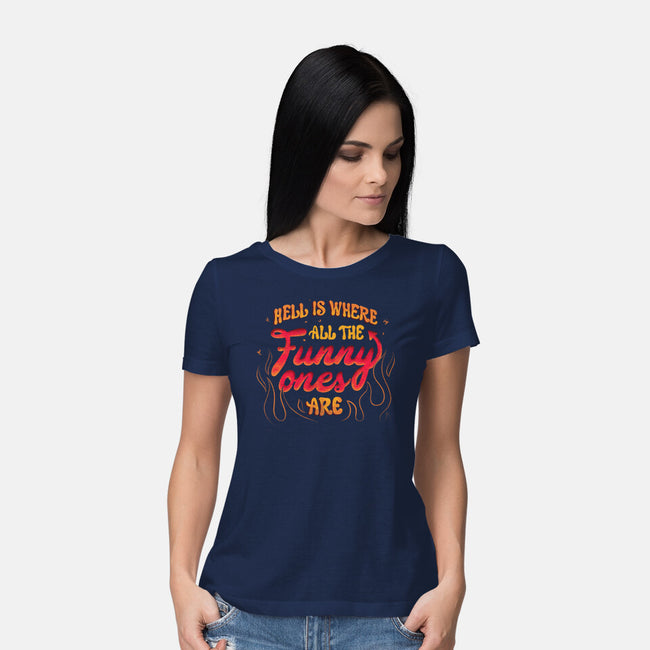 The Funny Ones-Womens-Basic-Tee-tobefonseca